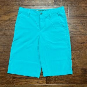 ⛳️☀️ Under Armour Youth Large HeatGear Golf Shorts – Teal | Spring Ready